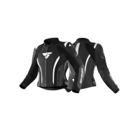 Shima Куртка Кожаная женская Miura 2.0 Black/White в Красноярске