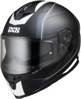 IXS Шлем HX 1100 2.0 Чёрн-серо-белый глянец в Красноярске