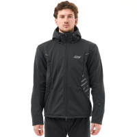 Dragonfly Мототолстовка DF Urban Man 2025 Black с защитой в Красноярске