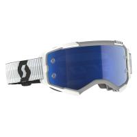 Scott Очки кроссовые Fury white blue chrome works в Красноярске