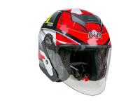 AiM Шлем открытый JK526 Red/Grey/Black в Красноярске