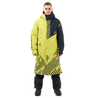 Dragonfly Плащ зимний Race Coat Man 2025 Lime-Black в Красноярске