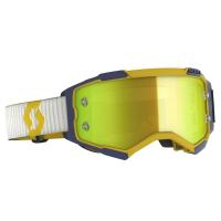 Scott Очки кроссовые Fury yellow/blue yellow chrome works в Красноярске