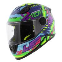 LS2 Мотошлем FF812 Kid Svent Blue Green в Красноярске