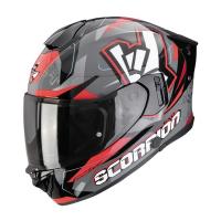 Scorpion Exo Мотошлем Exo-530 Air Rok Серый/Черный/Красный в Красноярске