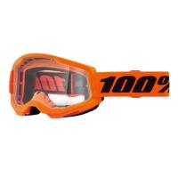 100% Очки Strata 2 V26 Goggle Neon Orange / Clear в Красноярске