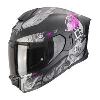 Scorpion Exo Мотошлем Exo-530 Air Hadji Черный/Серый/Розовый в Красноярске