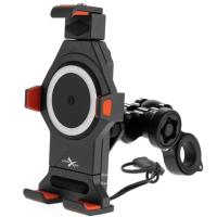 Extreme Style Мото держатель с беспроводной зарядкой anti-vibration R17W в Красноярске