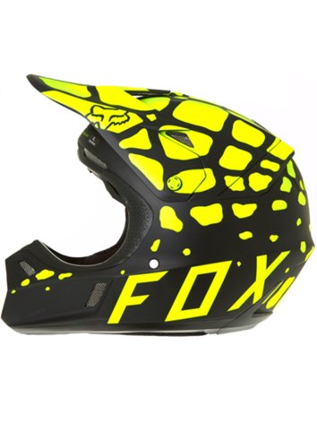 Кроссовый шлем Fox Racing v3 черный