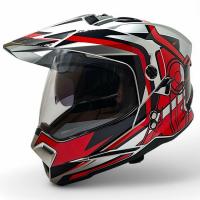 AIM Шлем кросс/эндуро JK802S Red/Grey/Black в Красноярске