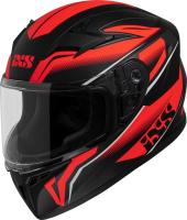 IXS Шлем 136 2.0 Kids Star 2 Черно-красно матовый в Красноярске