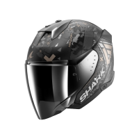 Shark Шлем Skwal I3 Jet Hellcat Mat Black/Chrome/Anthracite в Красноярске