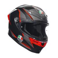 AGV Шлем K6 S 2206 Slashcut Black/Grey/Red в Красноярске