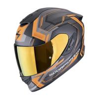 Scorpion Exo Мотошлем Exo-1400 Evo II Linart Черный Матовый/Оранжевый/Серый в Красноярске