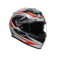 AGV Шлем K3 22.06 Space Matt White/Red Fluo в Красноярске