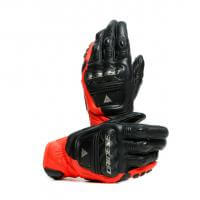 Dainese Перчатки кожаные 4-Stroke 2 Black/Fluo-Red в Красноярске