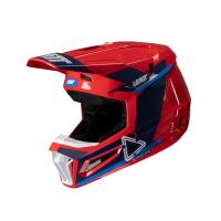 Leatt Шлем кроссовый детский Helmet Kit Moto 3.5 Jr V25 Royal в Красноярске