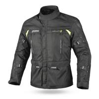 Dimox Мотокуртка текстиль Explorer Mens Touring Black/Yellow в Красноярске