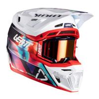 Leatt Шлем кроссовый 8.5 Royal Blue-Red V26 + очки Velocity 5.5 в Красноярске
