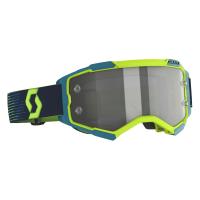 Scott Очки кроссовые Fury LS neon yellow/blue light sensitive grey works в Красноярске