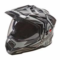 AIM Шлем кросс/эндуро JK802S Black/Grey/White в Красноярске