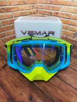 Scout Vemar Маска кросс MJ-1024-1 сине-желтая в Красноярске