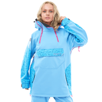 Dragonfly Куртка-анорак сноубордическая DF Uktus Woman Blue - Pink в Красноярске