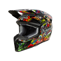 Oneal Шлем кроссовый детский 3Series Youth Crank V.24 красный/ зеленый в Красноярске