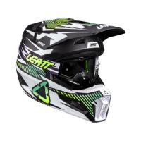 Leatt Шлем кроссовый 3.5 V26 Storm Teal + очки Vizion 3.5 в Красноярске