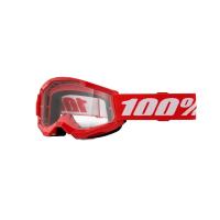100% Очки подростковые Strata 2 Junior Red / Clear в Красноярске