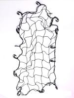 STARKS Сетка багажная NET KVADRO (80/80) Чёрный в Красноярске