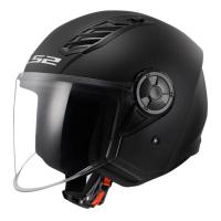 LS2 Мотошлем OF616 Airflow II Solid черный матовый в Красноярске