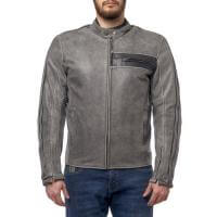 Moteq Куртка кожаная Defender grey в Красноярске