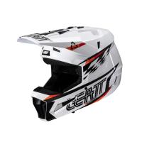 Leatt Шлем кроссовый детский Helmet Kit Moto 3.5 Jr V25 White в Красноярске