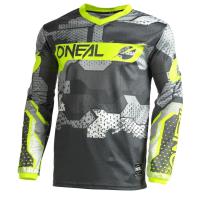 Oneal Джерси Element Camo V.22, детская, унисекс Серый/Желтый в Красноярске