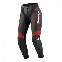 Shima Мотоштаны Кожаные женские Miura 2.0 Black/Red в Красноярске