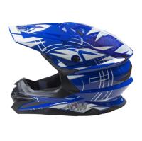 AiM Шлем кроссовый JK803S Blue/White в Красноярске