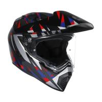 AGV Шлем AX9 E2206 V26 Steppa Carbon/Red/Blue в Красноярске