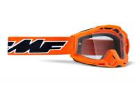 100% Маска кросс FMF Powerbomb Rocket Orange - прозрачная линза в Красноярске