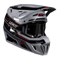 Leatt Шлем кроссовый 8.5 Grey V26 + очки Velocity 5.5 в Красноярске