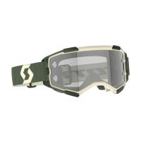 Scott Очки кроссовые Fury LS kaki green/light sensitive grey works в Красноярске