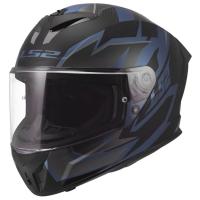 LS2 Мотошлем FF820 Rapid III Xtrem Black Blu Petrol в Красноярске