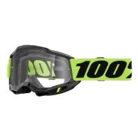 100% Очки подростковые Accuri 2 Neon Yellow / Clear в Красноярске
