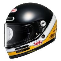 Shoei Мотошлем Glamster 06 Abiding черно-бело-желтый TC-3 в Красноярске