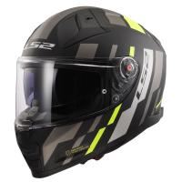 LS2 Мотошлем FF811 Vector II Tron матовый черно-желтый в Красноярске