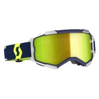 Scott Очки кроссовые Fury blue/grey yellow chrome works в Красноярске