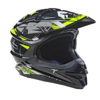 AiM Шлем кроссовый JK803S Yellow/Black в Красноярске