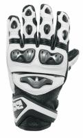 IXS Перчатки RS-400 Kurz Черный/Белый в Красноярске