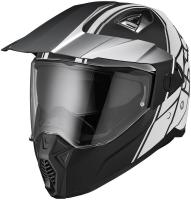 IXS Шлем IXS 208 2.0 Черно-Белый Матовый в Красноярске