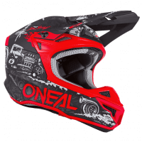 ONEAL Кроссовый шлем 5Series HR Черный/Красный в Красноярске